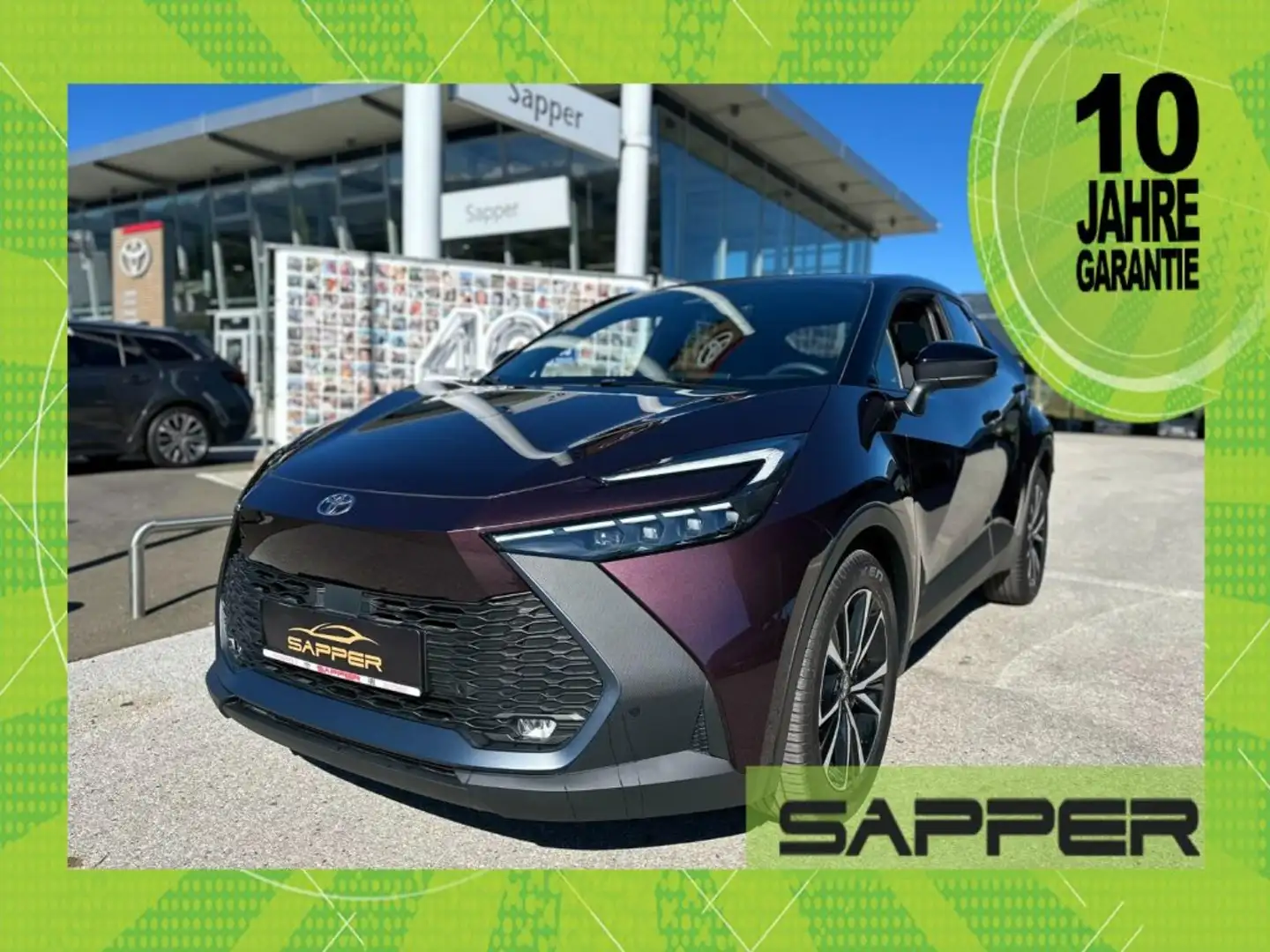 Toyota C-HR 2,0 Plug-In Hybrid E-CVT Active Drive € 39.690.- Violett - 1