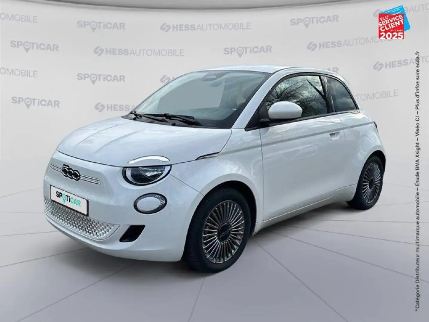 Fiat 500e E 118CH ICONE GPS CAMERA Blanc - 1