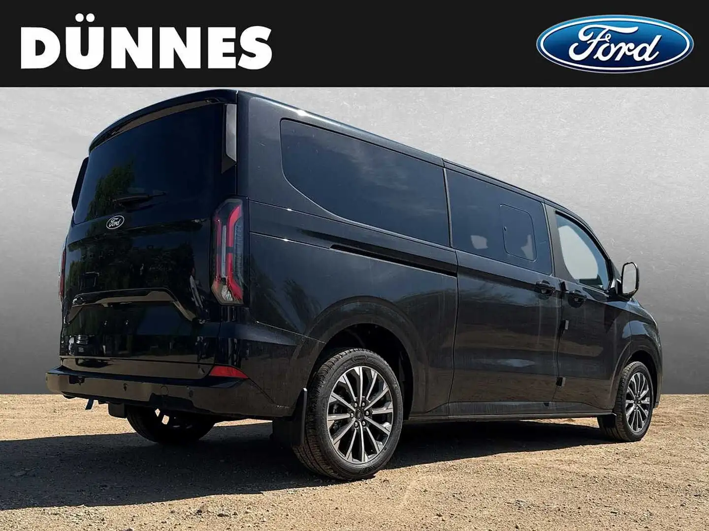 Ford Tourneo Custom Diesel L2 VA Autm. TitaniumX Schwarz - 2