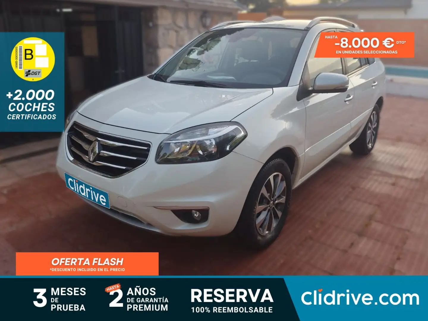 Renault Koleos 2.0dCi Dynamique 4x4 Blanco - 1