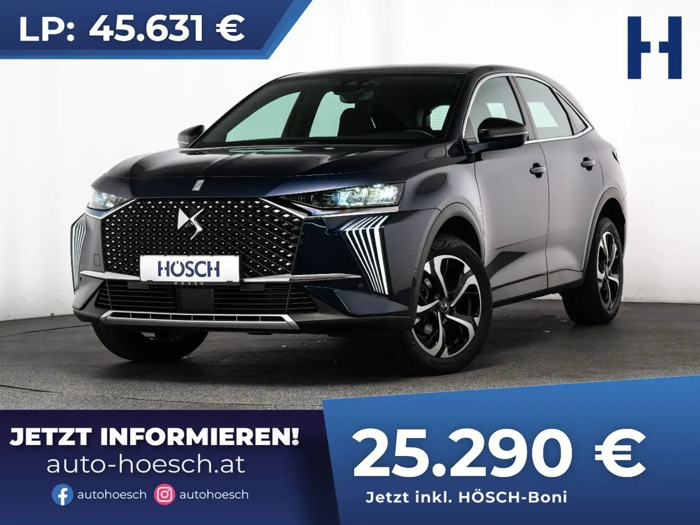 DS Automobiles DS 7 Crossback HDi 130 Bastille SCHNÄPPCHEN ++ Blau - 1
