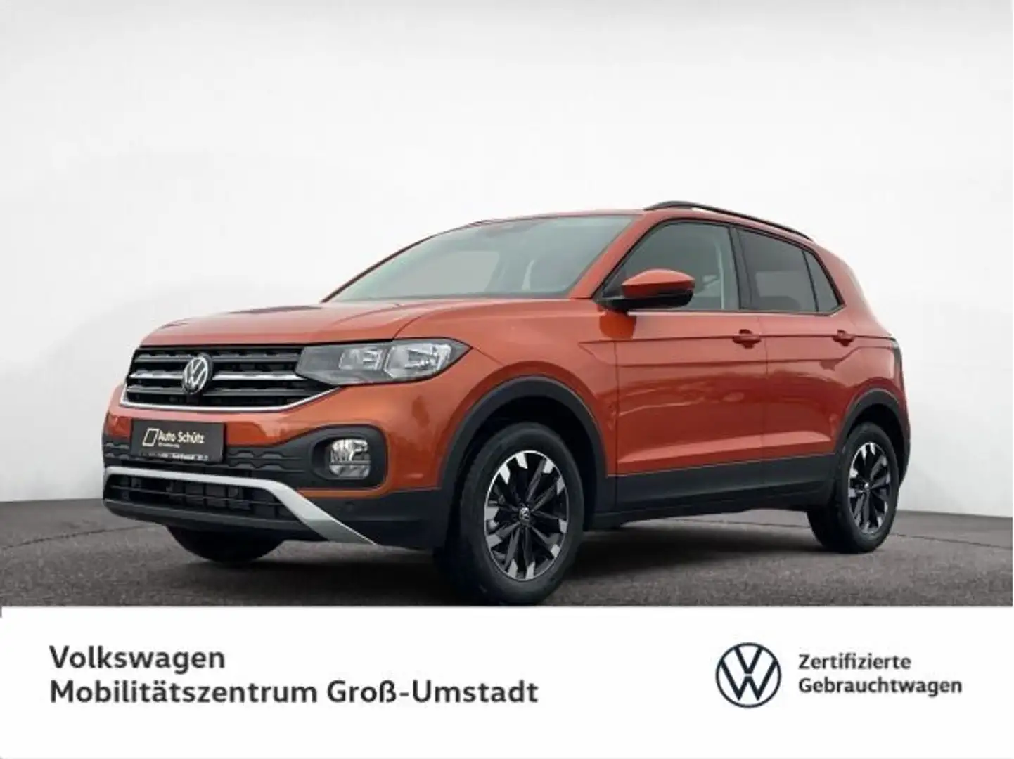 Volkswagen T-Cross 1.0 TSI Life+6-Gang+NAVI+USB Orange - 1