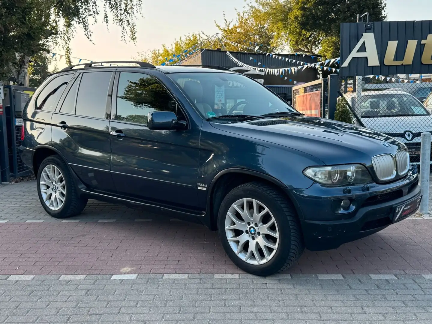 BMW X5 3.0d*Automatik*Nav*Xen*Leder*Memory*Temp*TV* Blau - 1
