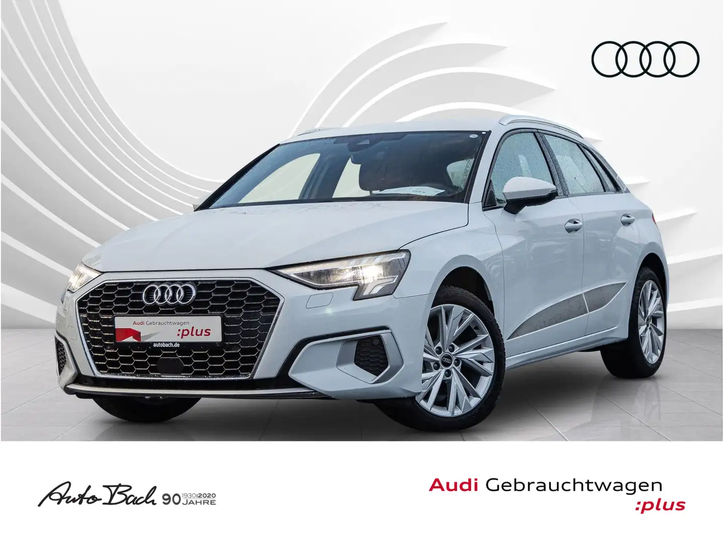 Audi A3 advanced 30TFSI Stronic LED GRA AHK Weiß - 1