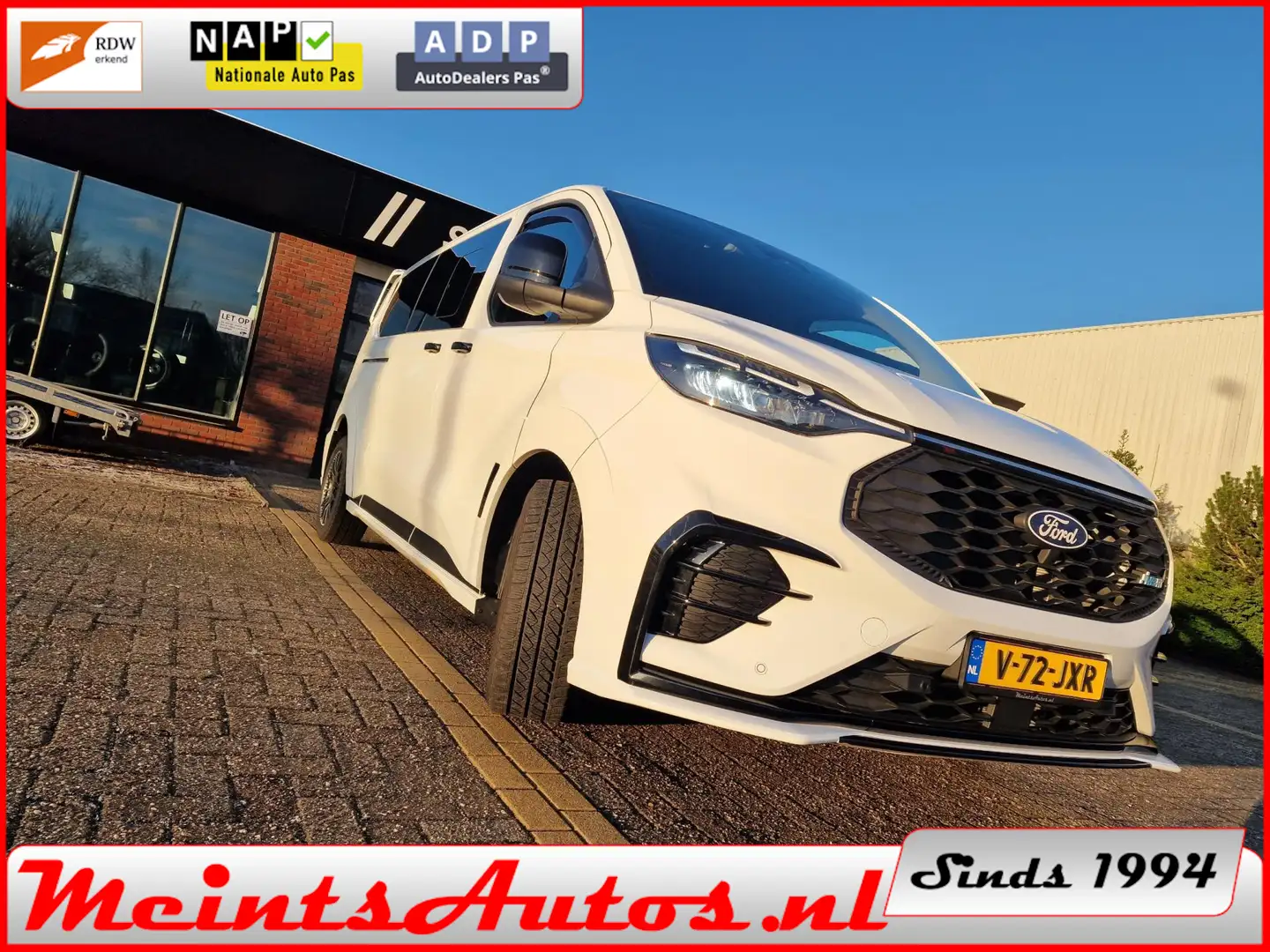 Ford Transit Custom MS-RT DC Dubbele Cabine L2H1 320 2.0 TDCI 170pk AW Wit - 2