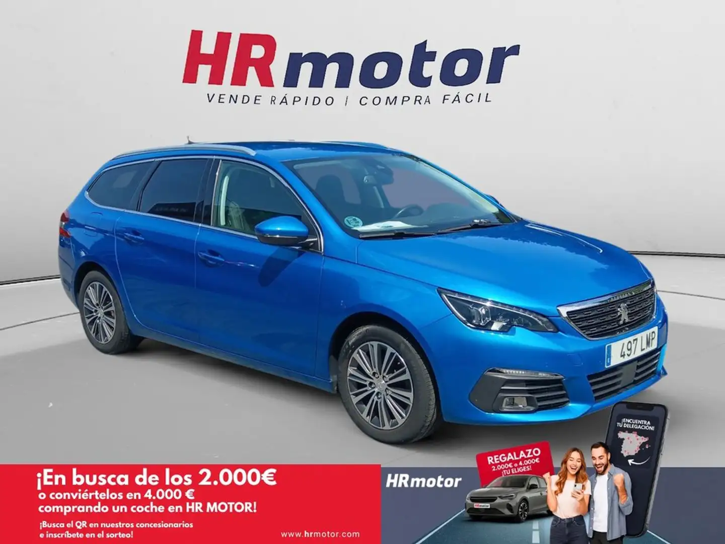 Peugeot 308 SW 1.2 PureTech S&S Allure 130 Bleu - 1