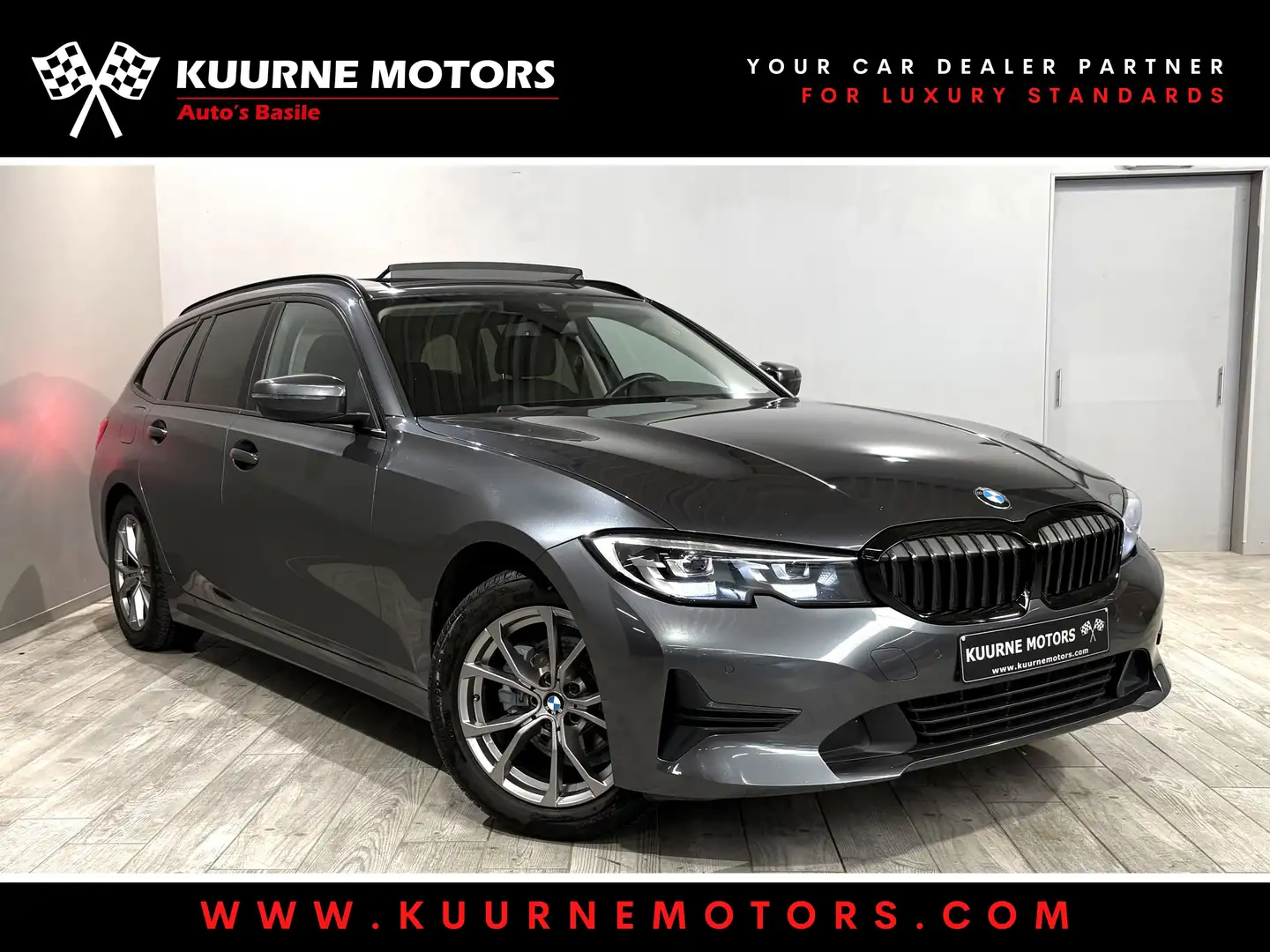 BMW 318 iA Touring Alu17"/Led/Pano/Carplay *1j garantie* Gri - 1
