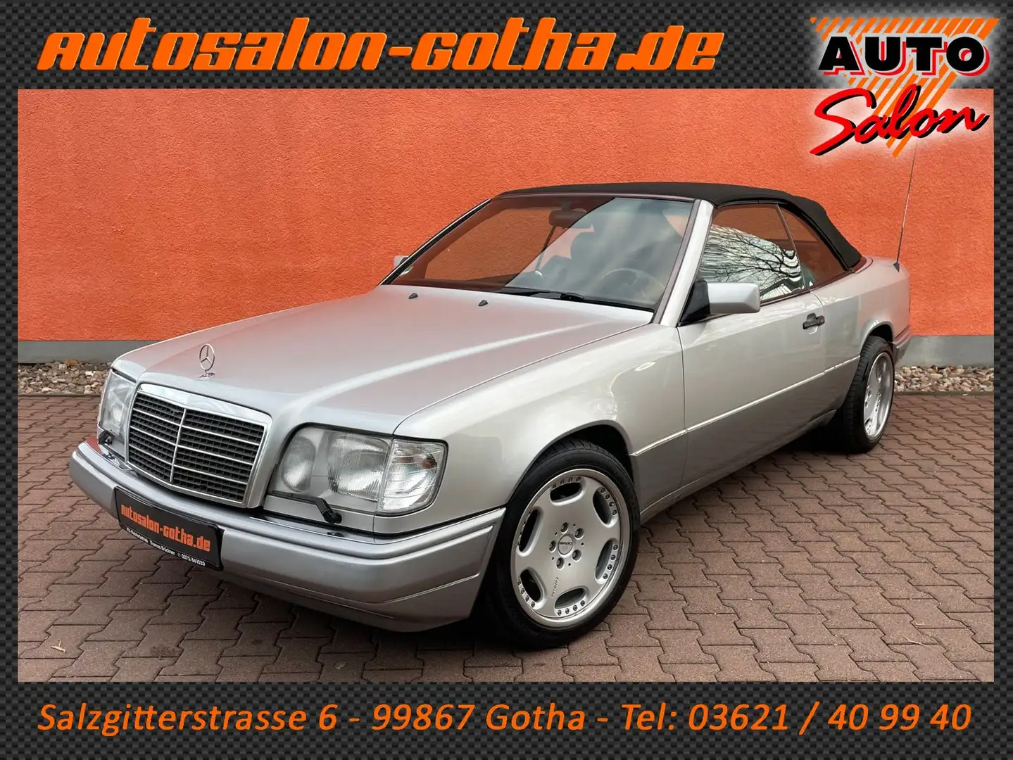 Mercedes-Benz E 220 Cabriolet AUTOMATIK LEDER+CARLSSON KLIMA Argent - 1