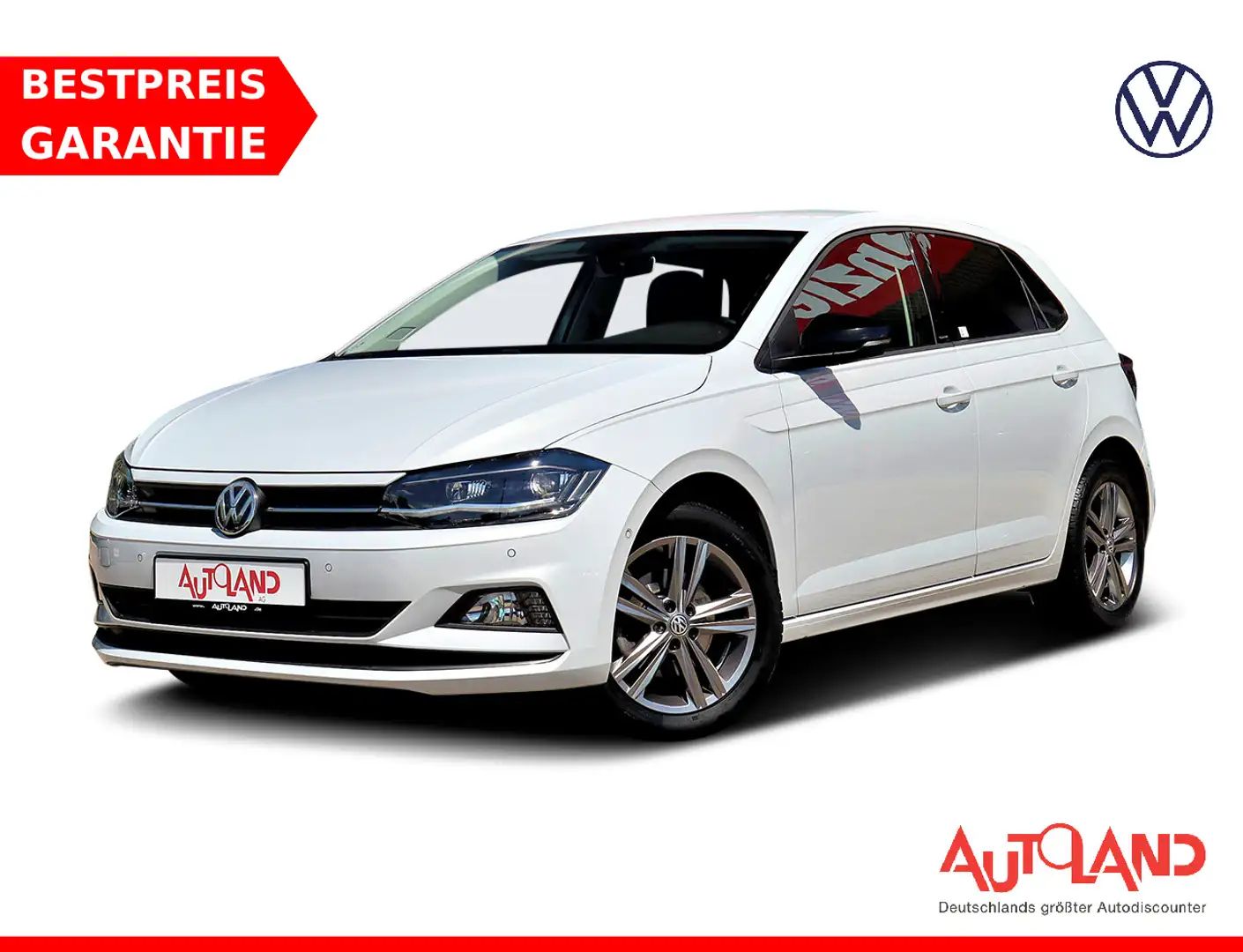 Volkswagen Polo 1.0 TSI IQ.DRIVE LED Navi Sitzheizung ACC Weiß - 1