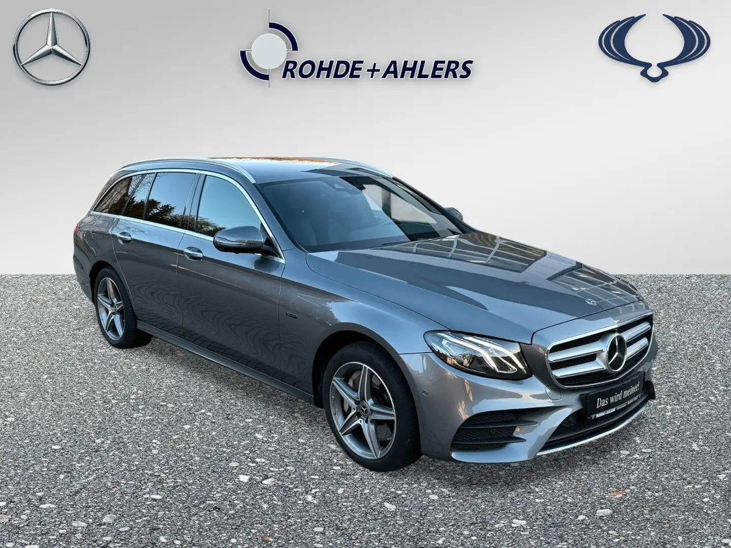 Mercedes-Benz E 300 de T AMG+DISTRONIC+LENKASSI+360°+AHK+AMBIE Grau - 1