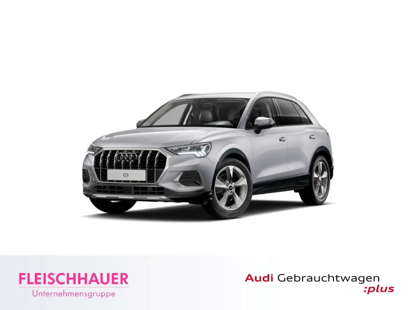 Audi Q3 35 TFSI advanced 1.5 Navi+LED+AHK+Kamera+Sonos+App Silber - 1