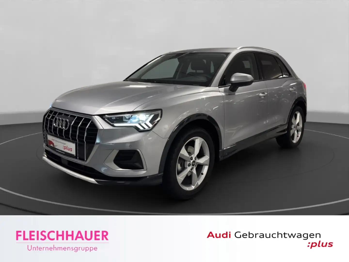 Audi Q3 35 TFSI advanced 1.5 Navi+LED+AHK+Kamera+Sonos+App Silber - 1