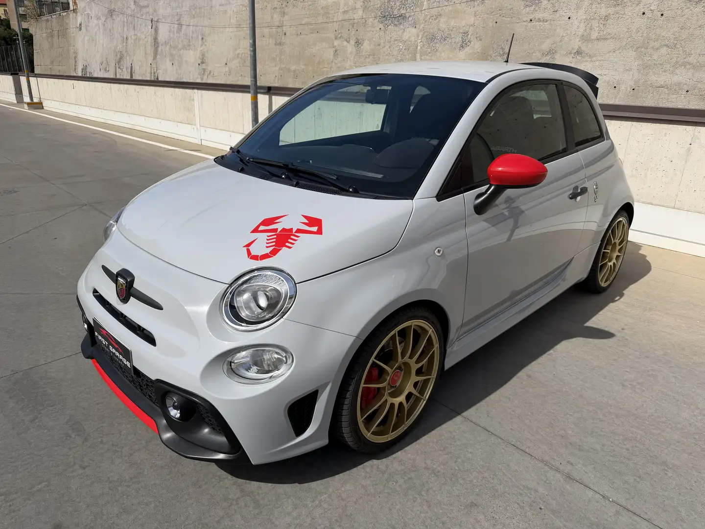 Abarth 595 Competizione 180cv AKRAPOVIC-SPOILER-SABELT-18'' Gris - 2