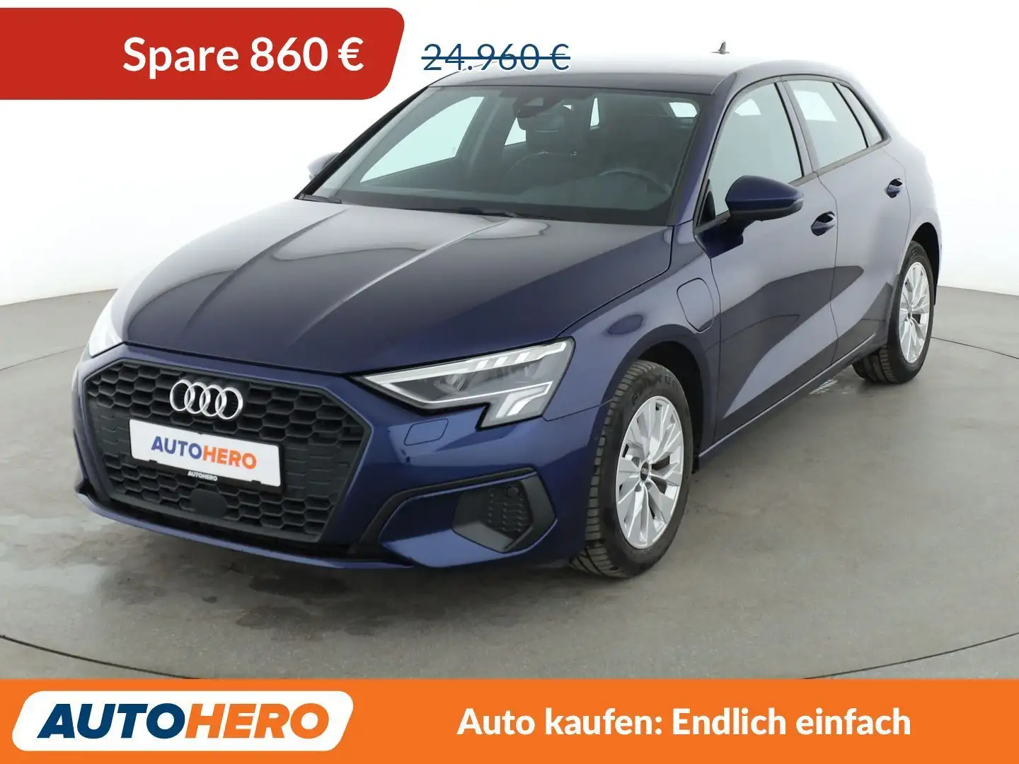 Audi A3 40 TFSIe Aut.*NAVI*VC*ACC*SHZ* Blau - 1