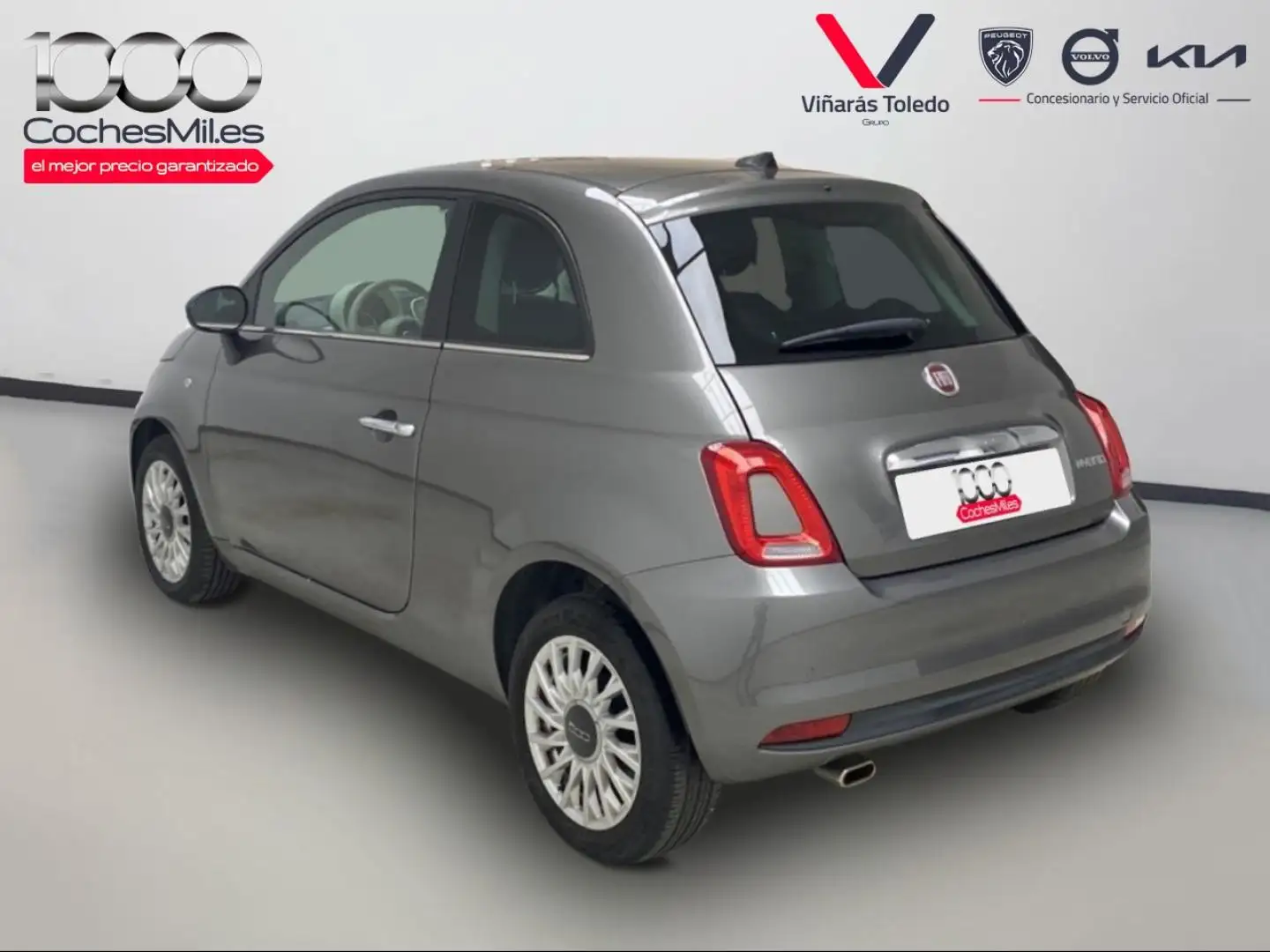 Fiat 500 1.0 Hybrid Dolcevita 52kW Gris - 2