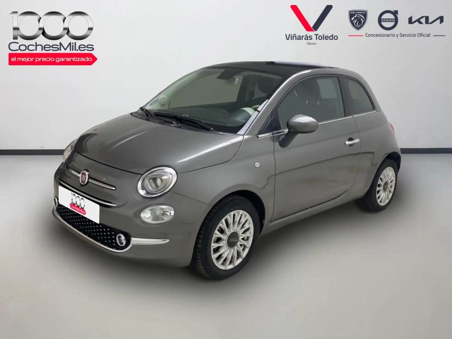 Fiat 500 1.0 Hybrid Dolcevita 52kW Gris - 1
