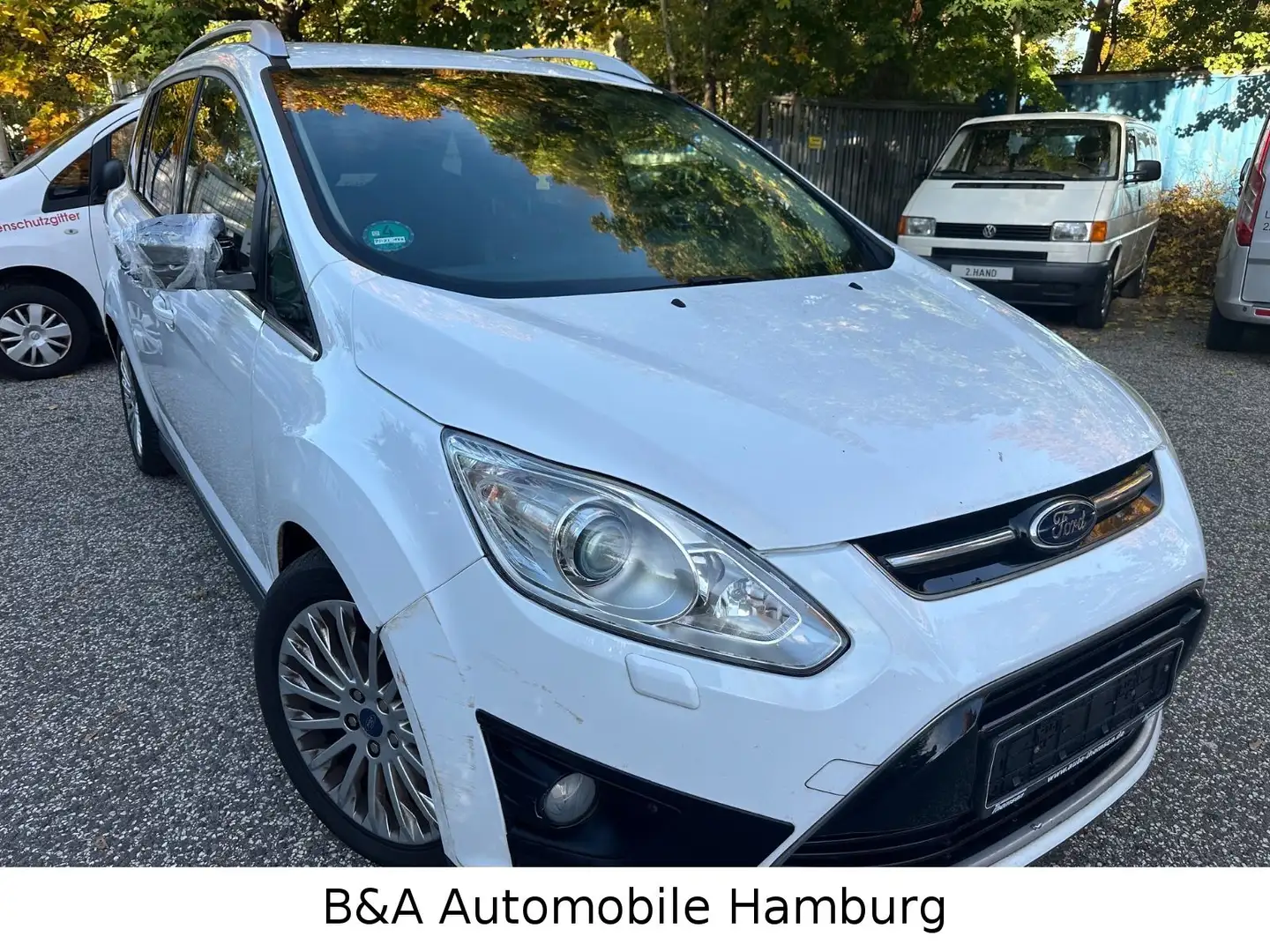 Ford Grand C-Max Titanium+Kamera+Leder+Navi Blanc - 2