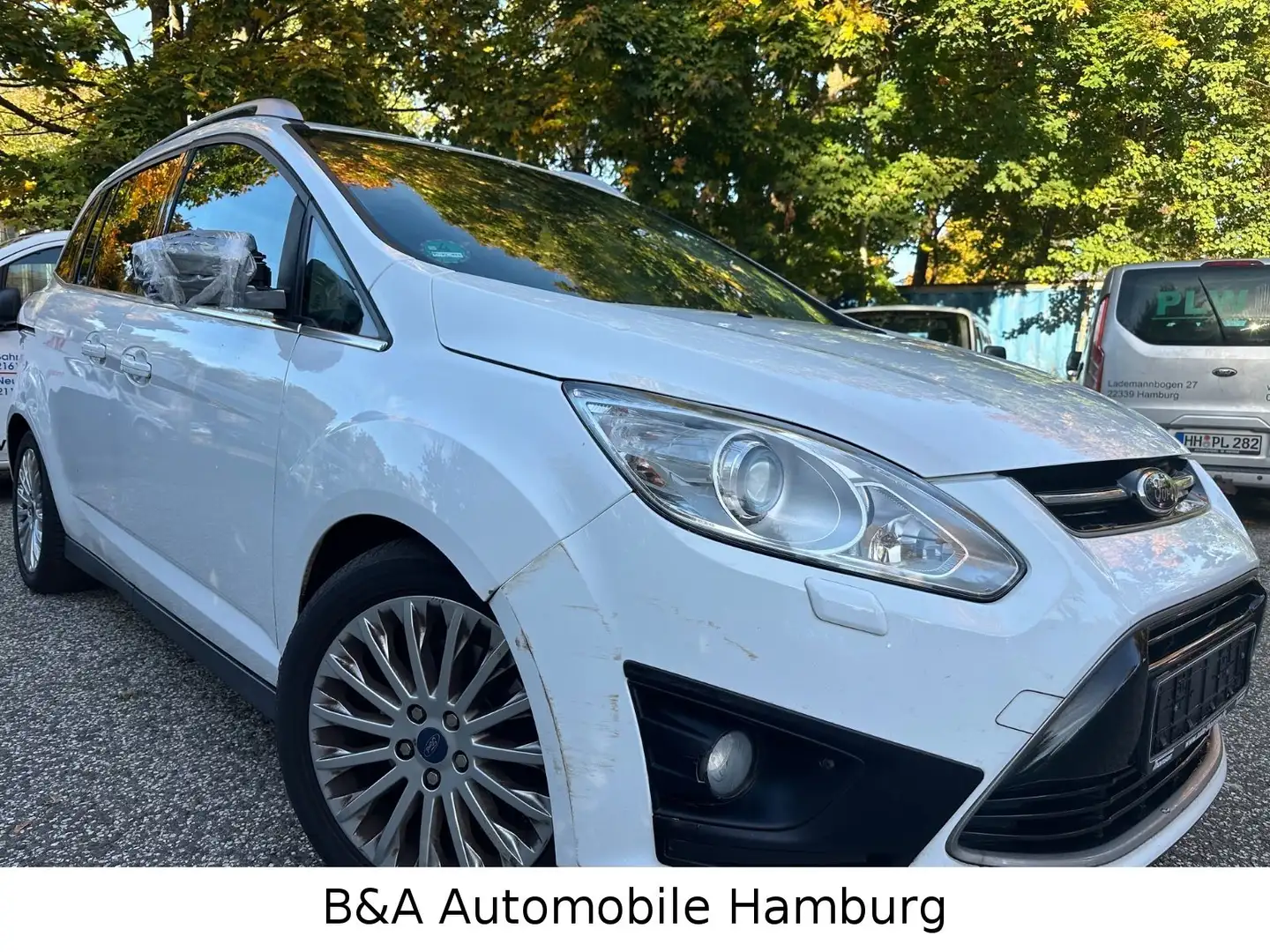 Ford Grand C-Max Titanium+Kamera+Leder+Navi Blanc - 1