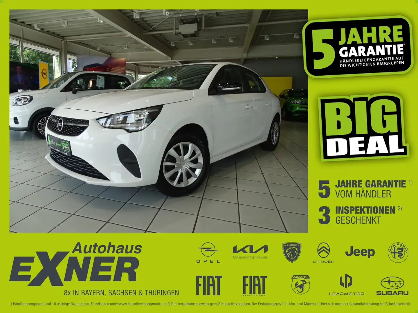 Opel Corsa F 1.2 EDITION Klimaanlage Weiß - 1