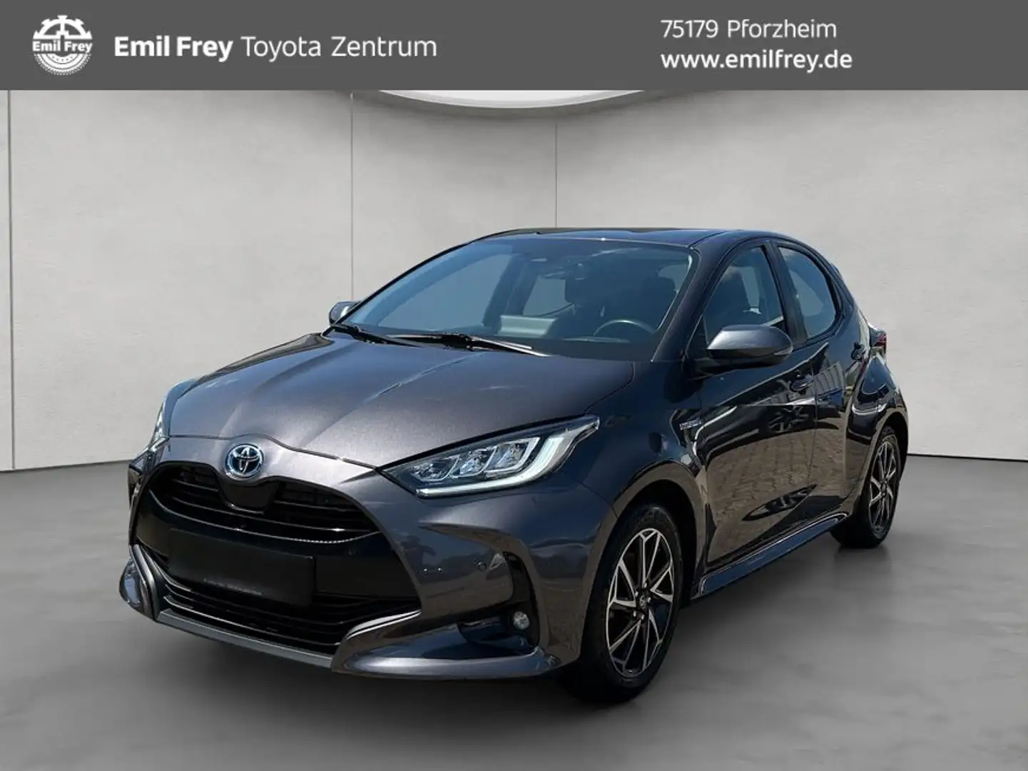 Toyota Yaris Hybrid 1.5 VVT-i Team D *PDC* *WKR* Gris - 1