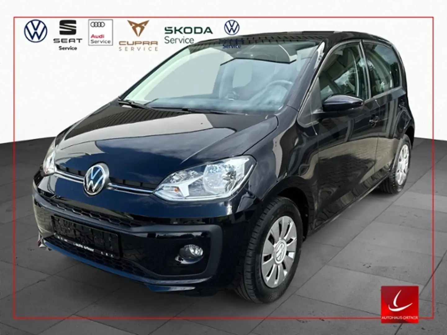 Volkswagen up! 1.0 BASIS SHZ KLIMA MAPS+MORE DOCK LICHT&SICHT Schwarz - 1