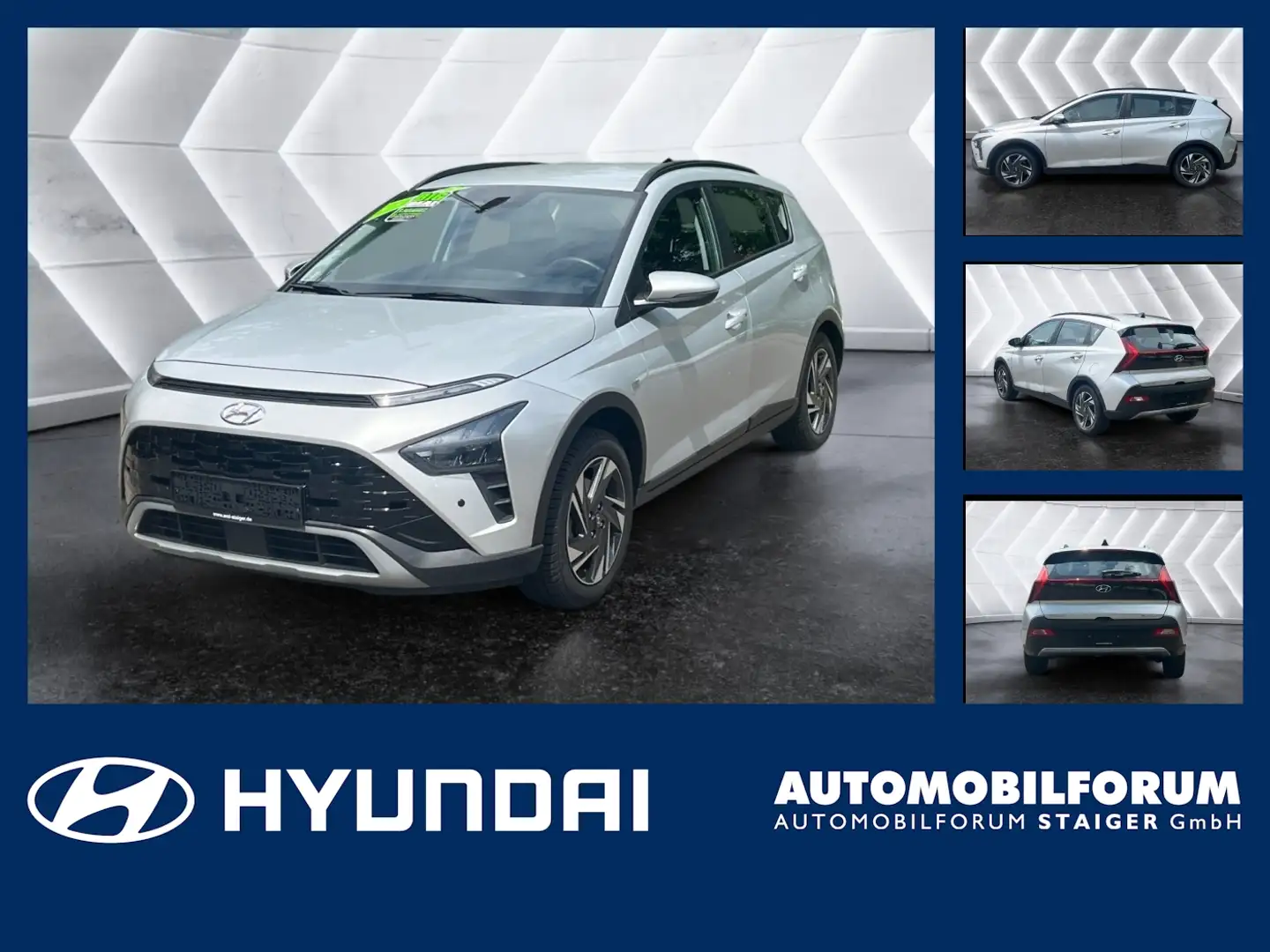 Hyundai BAYON 1.0 T-GDI Trend Matrix AUT DynLicht Kam. Silber - 1