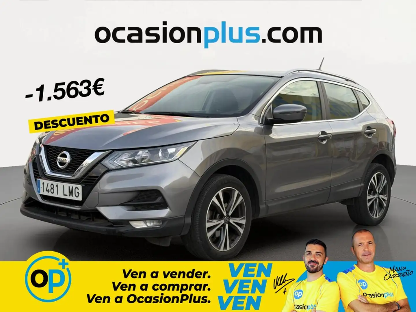 Nissan Qashqai 1.3 DIG-T Acenta 4x2 103kW Gris - 1