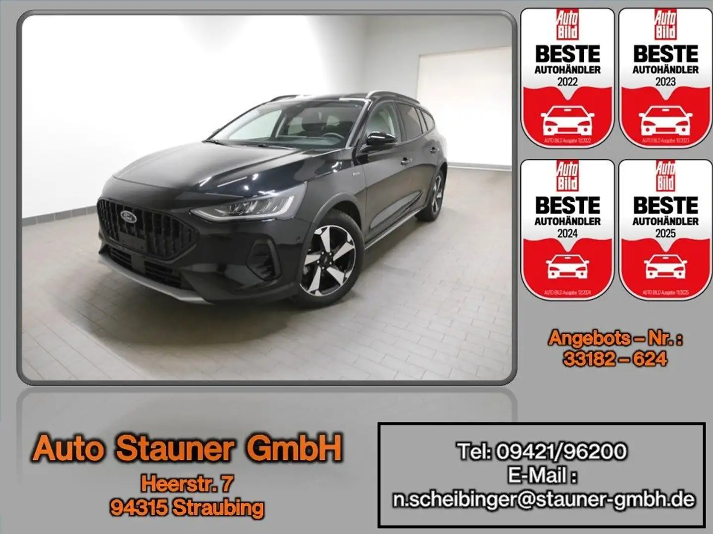 Ford Focus Turnier Active 1.5 EcoBlue Auto./ACC/NAVI Schwarz - 1