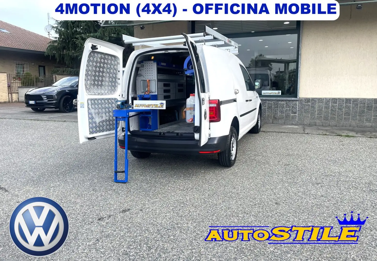 Volkswagen Caddy 2.0 TDI 122CV 4Motion (4X4) OFFICINA MOBILE Wit - 1