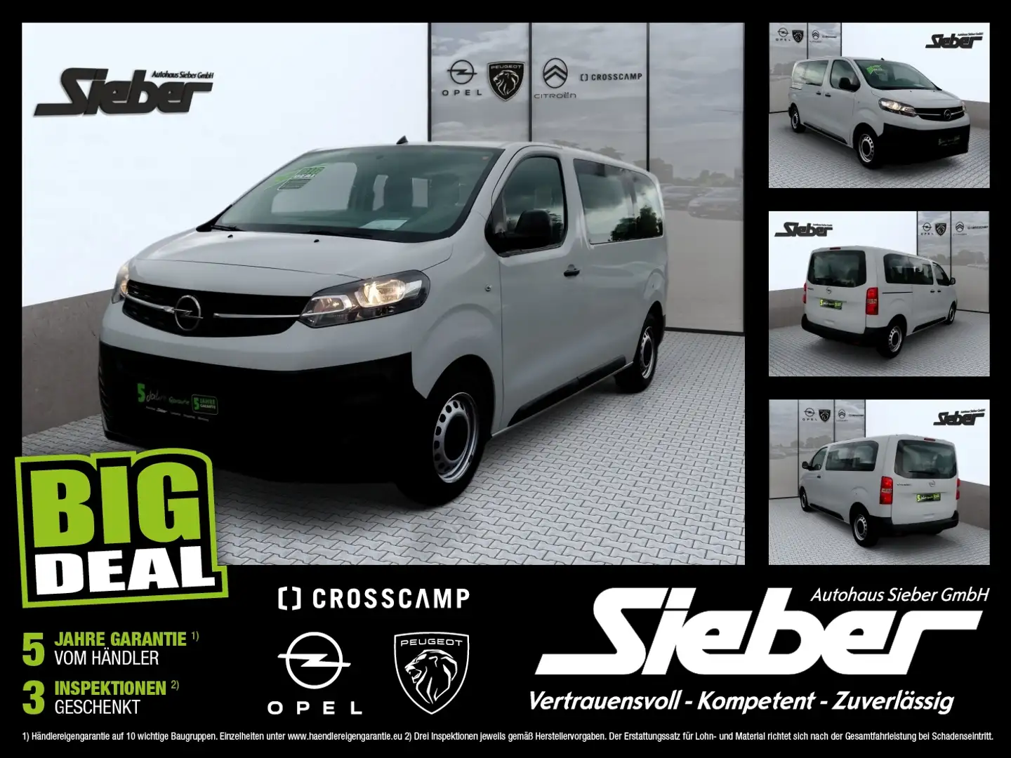 Opel Vivaro Kombi (L2) 1.5 Klima Tempomat Radio Biały - 1