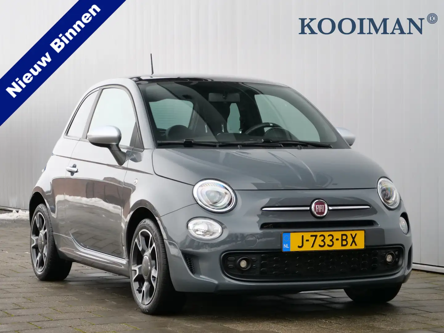 Fiat 500 1.0 Hybrid Rockstar 70 Pk Pano-dak / PDC / DAB / A Grau - 1