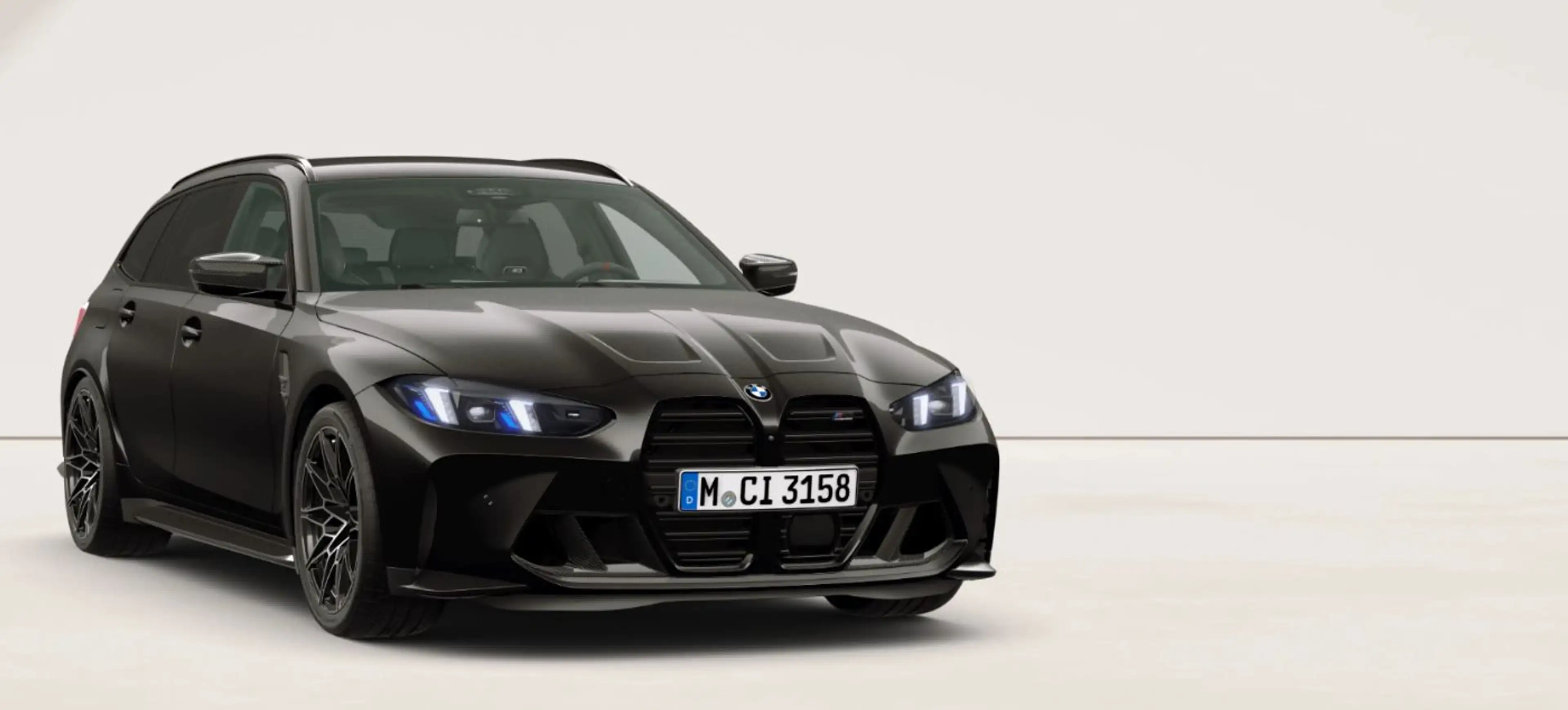 BMW M3 COMPETITION. ALL BLACK. ULTIMATE PACKAGE. VOLL — photo 3