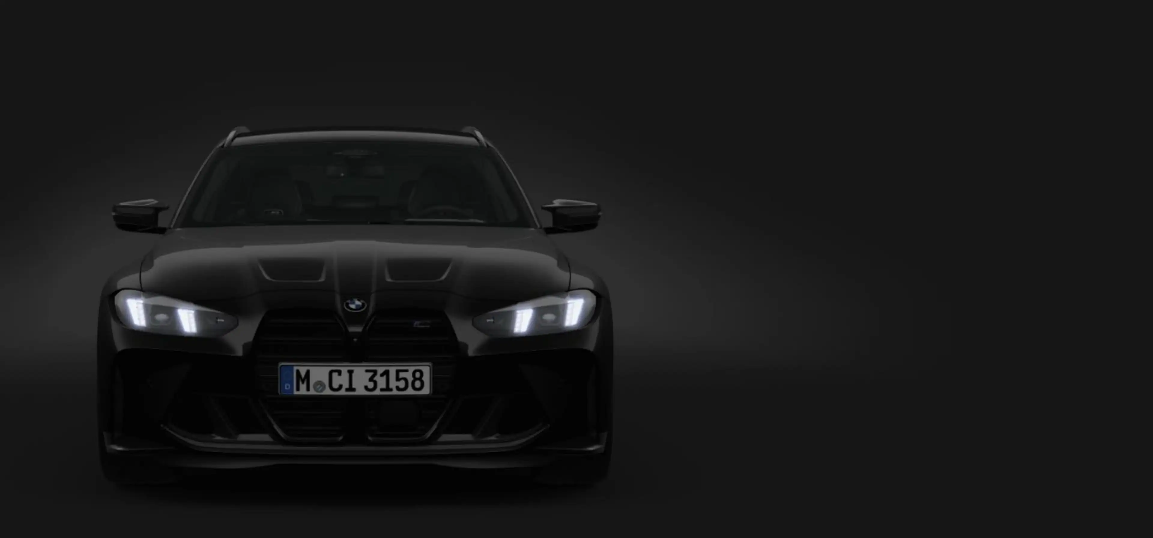 BMW M3 COMPETITION. ALL BLACK. ULTIMATE PACKAGE. VOLL — photo 2