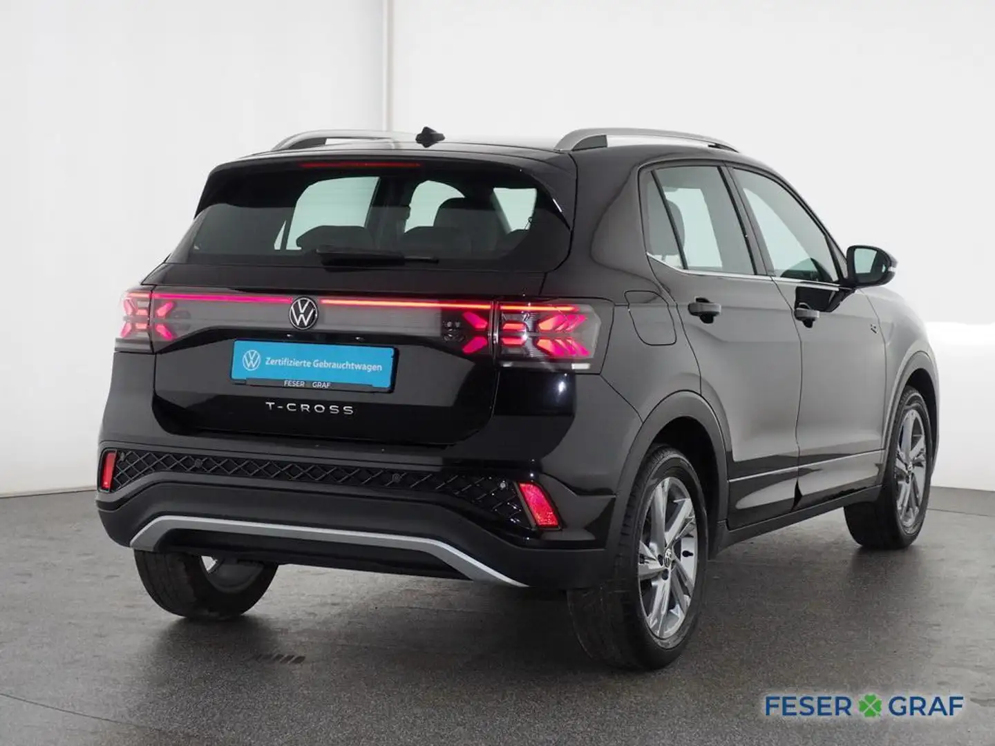 Volkswagen T-Cross R-Line 1.0 DSG Alu-17` Matrix Kamera Schwarz - 2