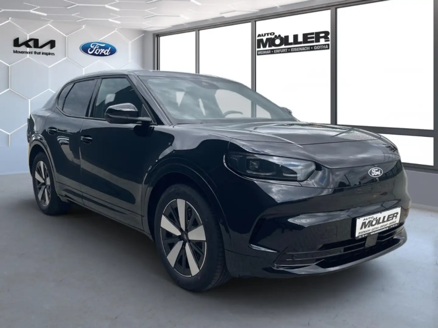 Ford Capri RWD 77 kWh AHK Navi HUD LED 360°Kamera Klimaautom Zwart - 2