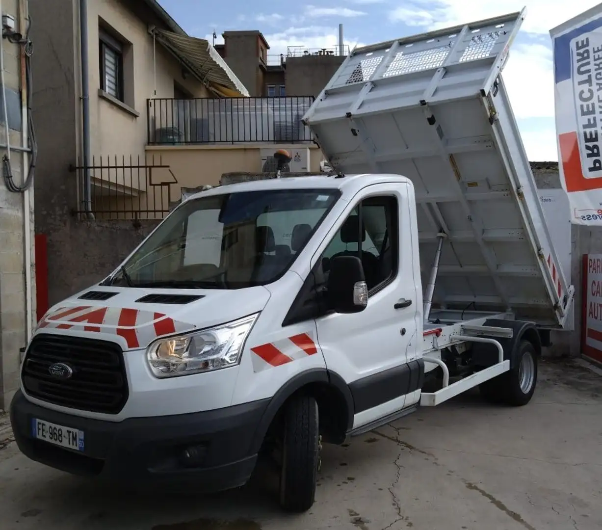 Ford Transit P350 L2 RJ HD 2.0 ECOBLUE 170CH TREND BENNE Blanc - 2
