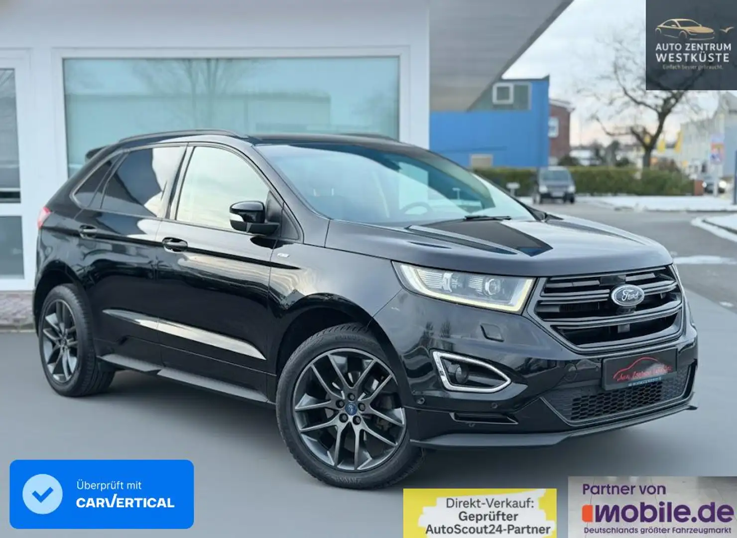 Ford Edge ST-Line 4x4 2.0 TDCi Autom. AHK KAMERA NAVI Schwarz - 1