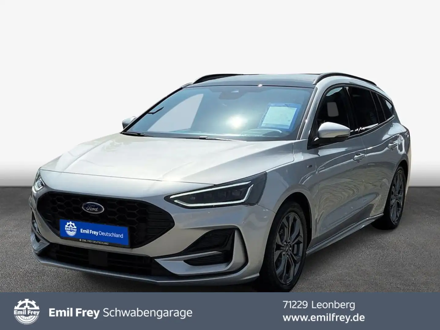 Ford Focus Turnier 1.0 Hybrid Aut. ST-LINE *AHK *PANO * Silber - 1