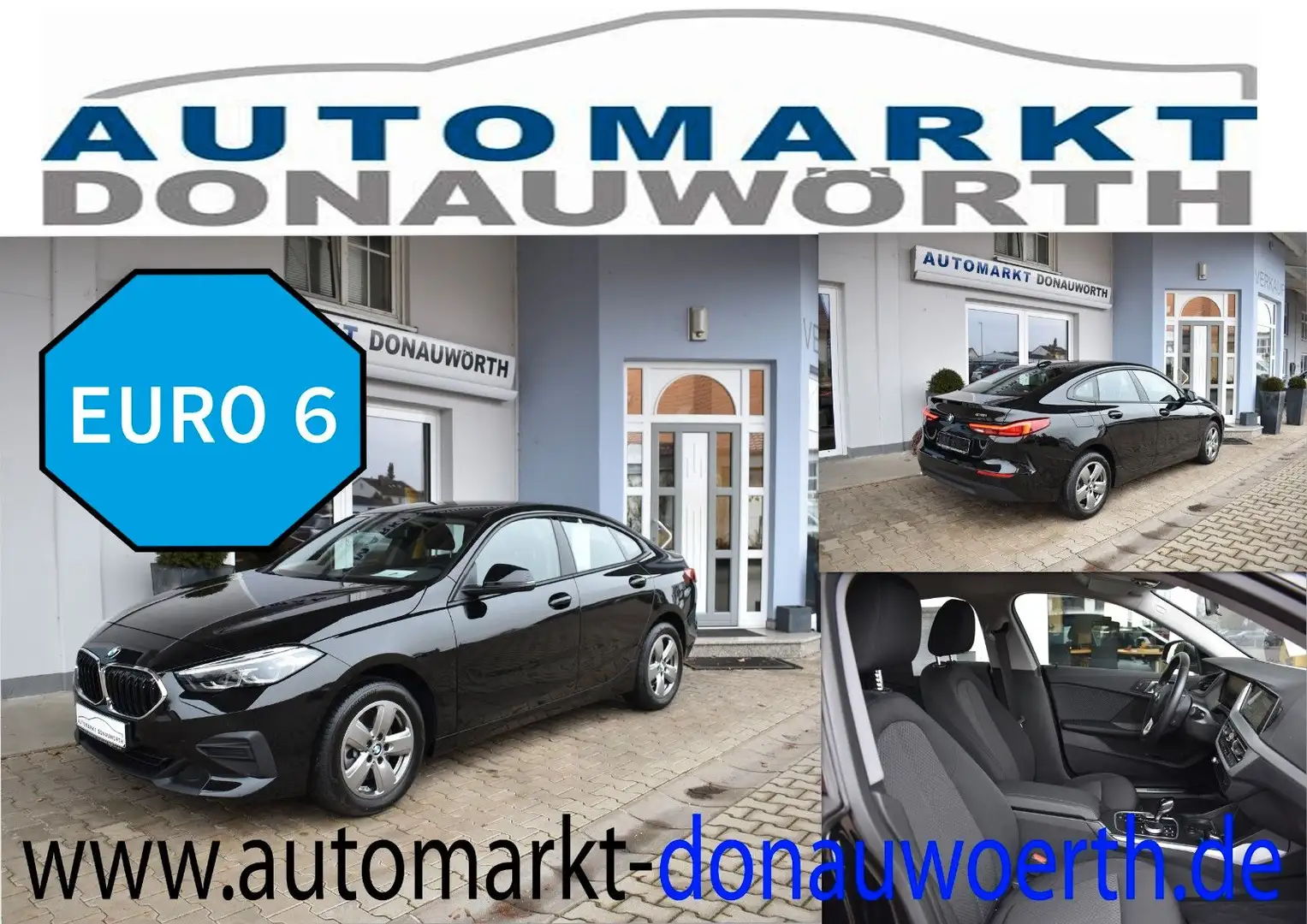 BMW 218i Gran Coupe Aut. Advantage Navi Sitzhzg LED Nero - 1