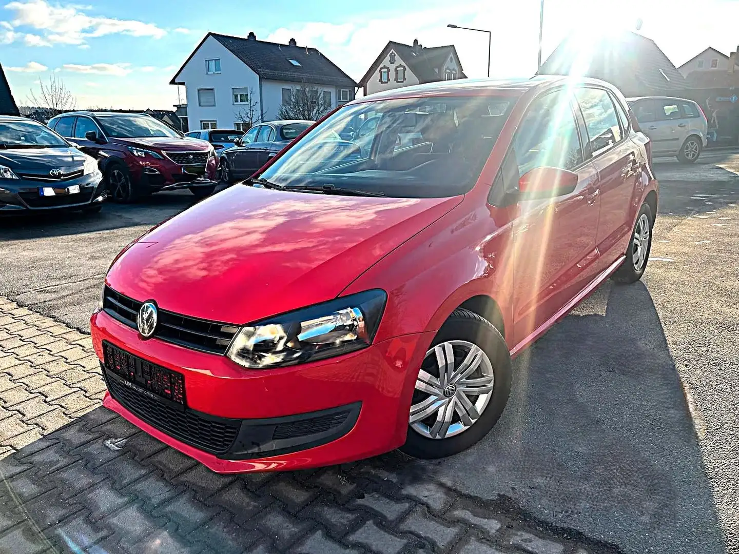 Volkswagen Polo V Trendline"TOP"KLIMAANLAGE/STUERKETTE NEU/ Rot - 2