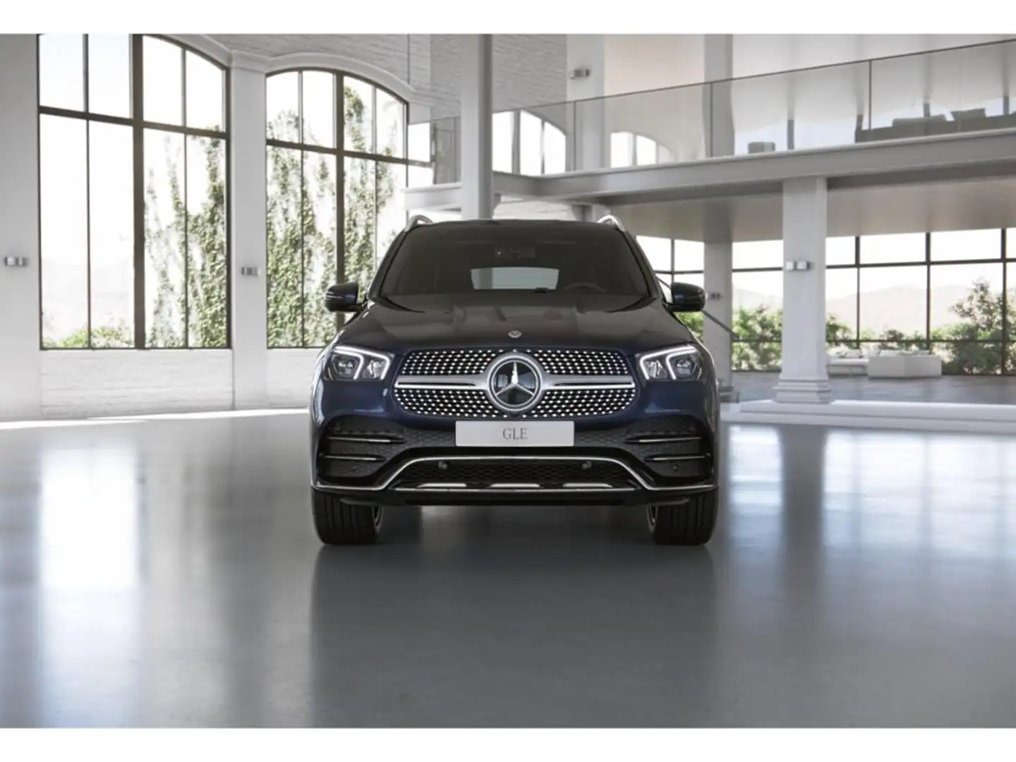 Mercedes-Benz GLE 580 4M AMG Sport Distr Pano AHK HUD Airm 21" Blauw - 2