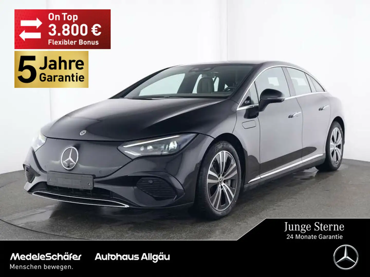Mercedes-Benz EQE 500 EQE 500 4M Premium LEDER Massage AHK Sitzklima Noir - 1