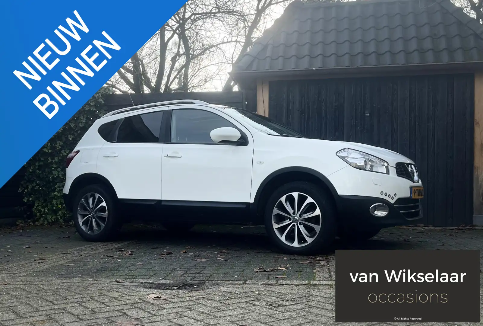 Nissan Qashqai 2.0 Tekna AUTOMAAT 2010 BOSE+PANO+CAMERA Blanc - 1