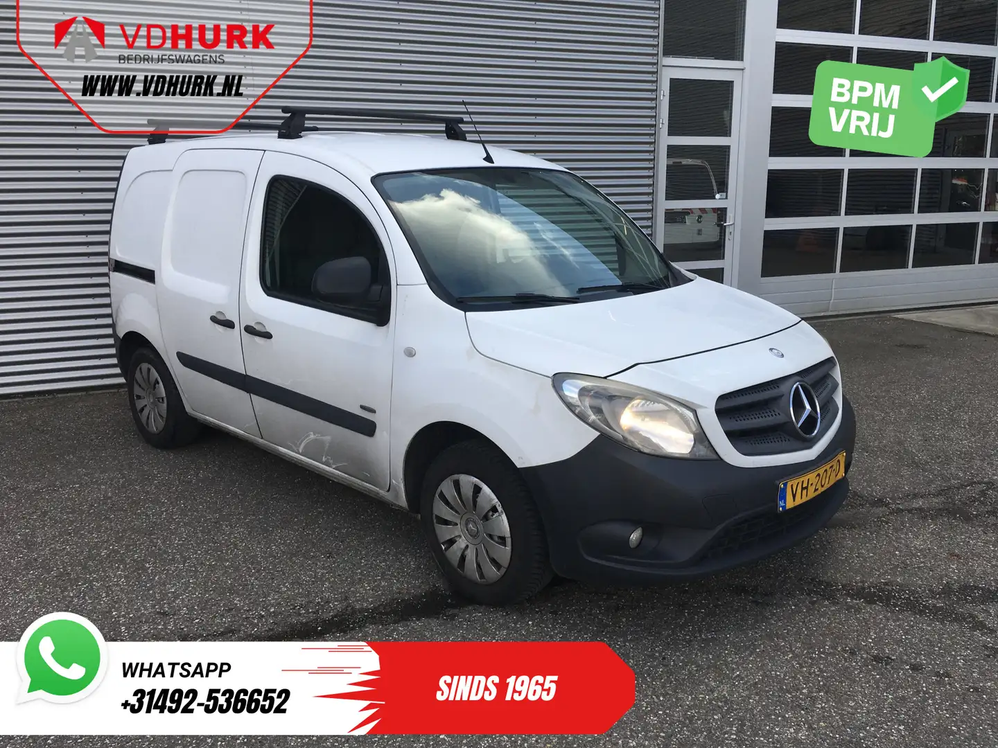 Mercedes-Benz Citan 108 CDI EXPORT NL Auto/ APK 04-2026/ Airco/ Dakdra Wit - 1