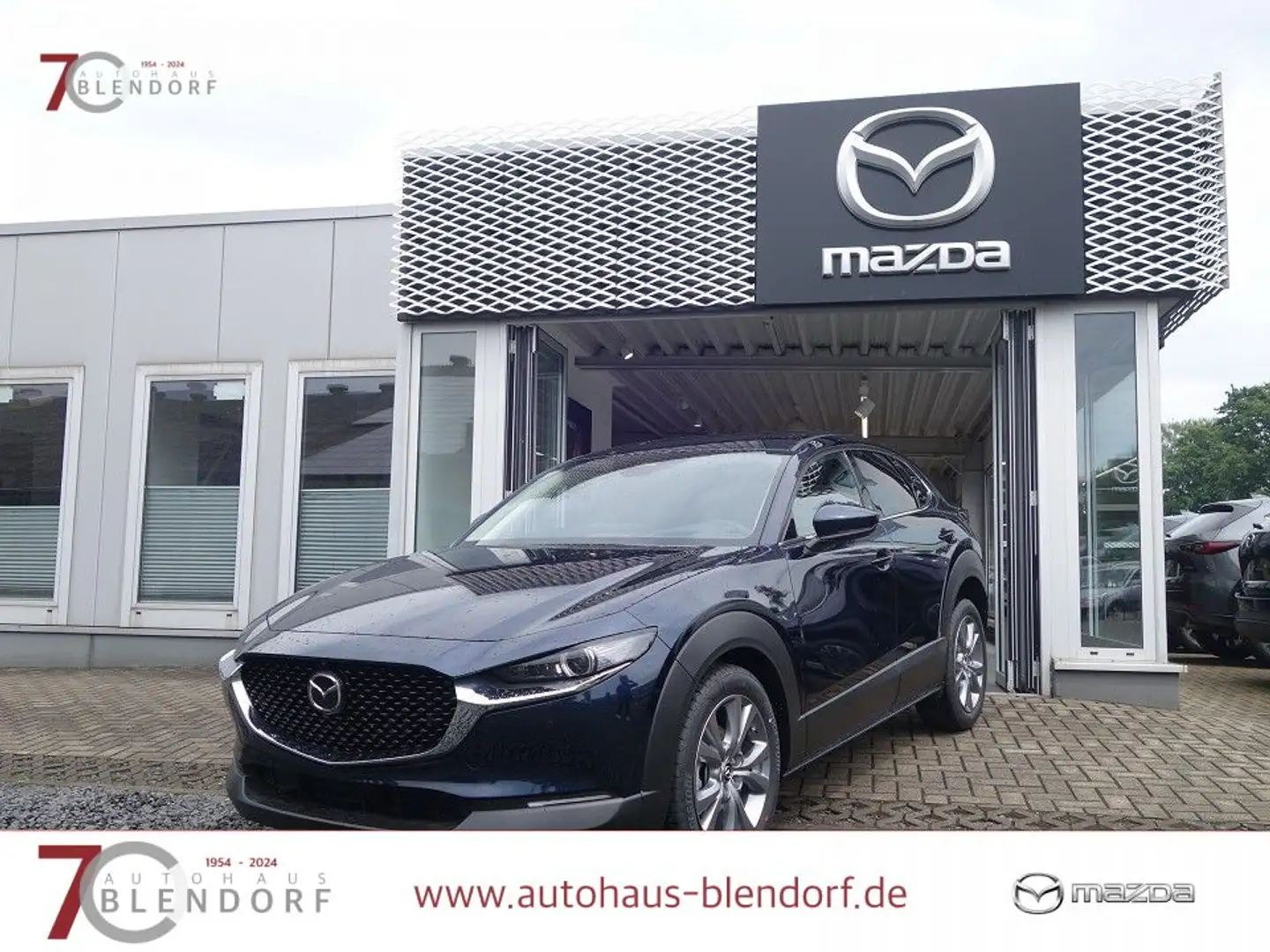 Mazda CX-30 Exclusive-Line 140 Matrix-LED|BOSE|Alexa Blauw - 1