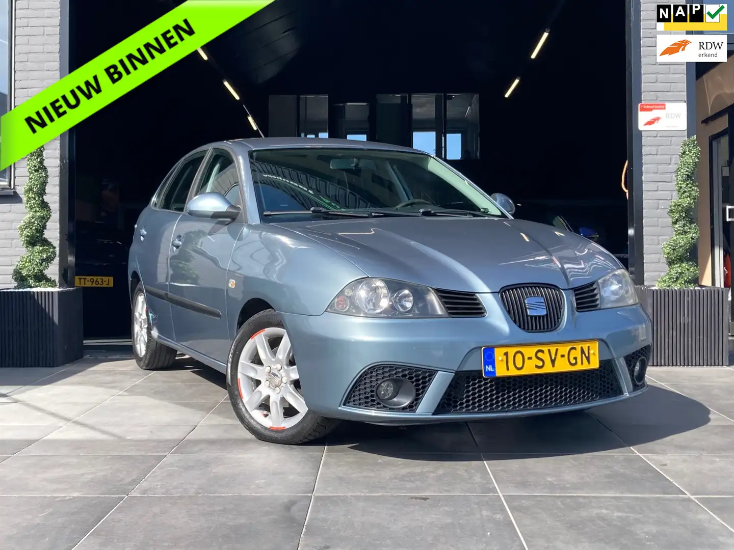 SEAT Ibiza 1.4-16V Sensation|Airco|El Pakket|Cruise Control| Blauw - 1