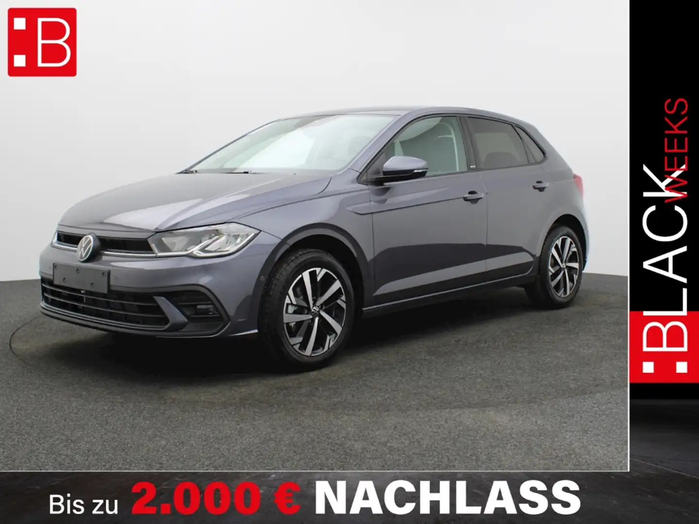 Volkswagen Polo 1.0 TSI DSG Move LED ACC PDC APP-CONNECT ALU 16 Grau - 1