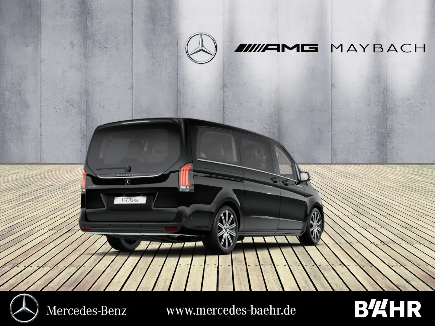 Mercedes-Benz V 300 V 300 d Lang Avantgarde/MBUX/LED/Distronic/19" Schwarz - 2