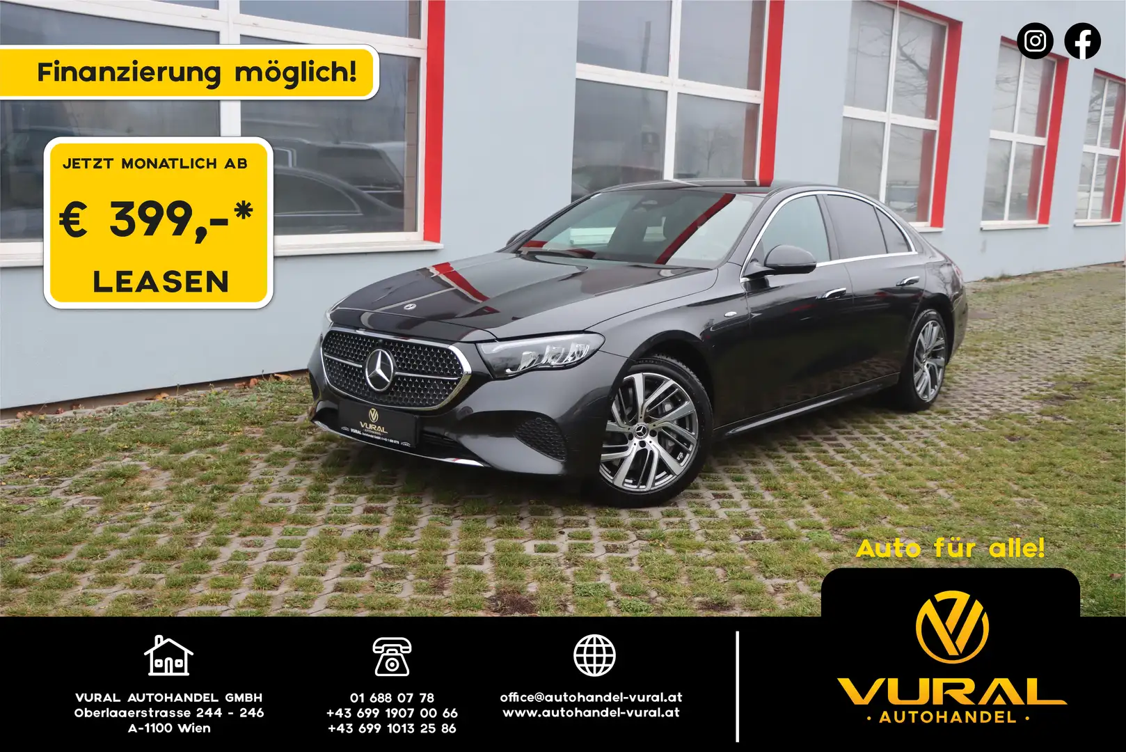 Mercedes-Benz E 300 300 de 4Matic Avantgarde | MB-GARANTIE 04/2029 | Grau - 1