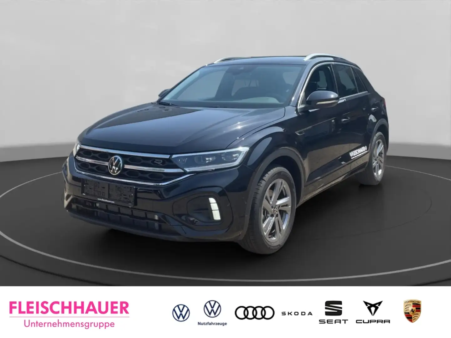 Volkswagen T-Roc 1.5 TSI R-Line ACC NAVI KEYLESS REAR-VIEW Schwarz - 1